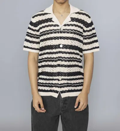 Nn07 Henry Short Sleeve Shirt In Off-white