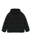 Nn07 Hooded Quilted Jacket In Black