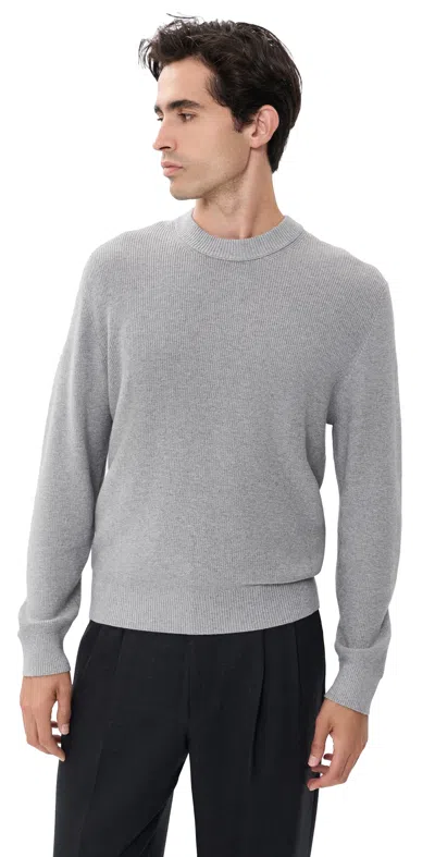Nn07 Hope Cashmere Blend Crewneck Sweater Grey Mel. In Gray
