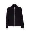 Nn07 Gael 8267 Brushed Wool-blend Jacket In Black