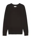 Nn07 Jacobo 6470 Cotton Regular Fit Crewneck Sweater In Black