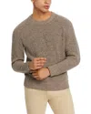 Nn07 Jacobo 6470 Cotton Regular Fit Crewneck Sweater In Iron Melange