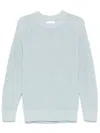 Nn07 Jacobo 6470 Cotton Regular Fit Crewneck Sweater In Blue