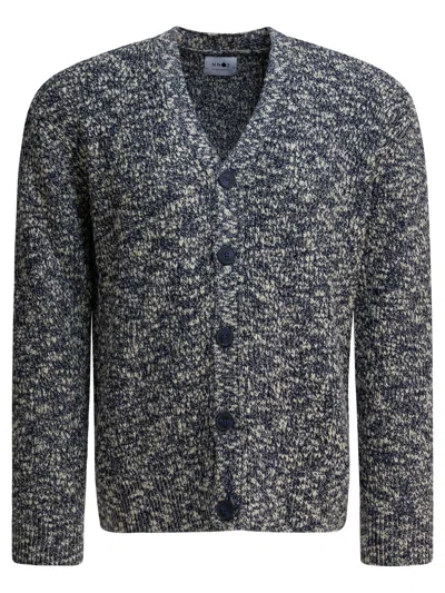 Nn07 Jesse 6454 Knitwear Grey In Blue