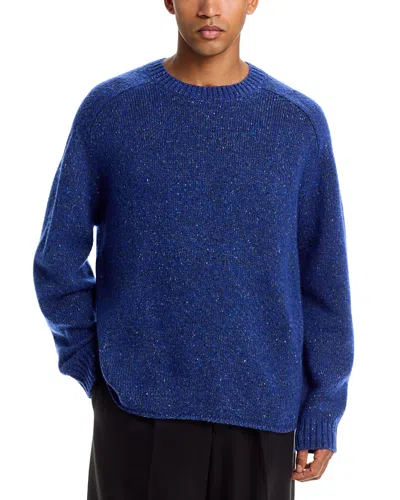 Nn07 Jim Crewneck Wool Blend Sweater In Blue