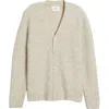 Nn07 John Cardigan In White Pepper