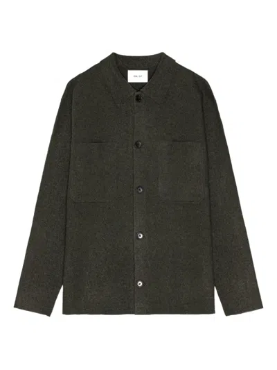 Nn07 Jonas Pocket Shirt In Gray