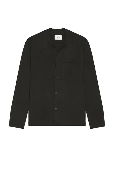 Nn07 Jonas Sweater In Dark Army