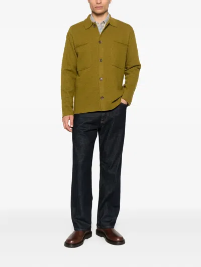 Nn07 Jonas Wool Shirt Jacket In Green