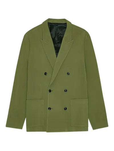 Nn07 Jordin Double-breasted Blazer In Green