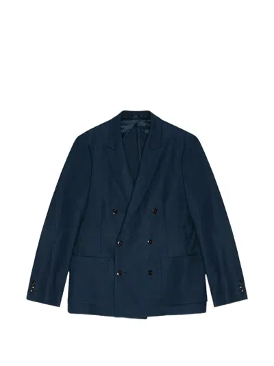Nn07 Jordin Double-breasted Blazer In Blue
