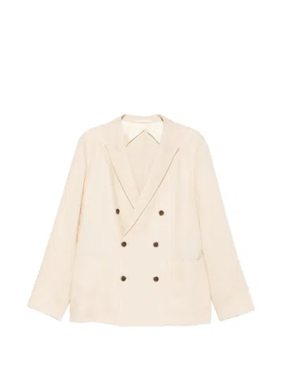 Nn07 Jordin Double-breasted Blazer In Neutral