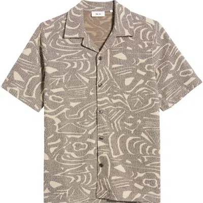 Nn07 Swirl Short-sleeve Julio Shirt In Demitasse