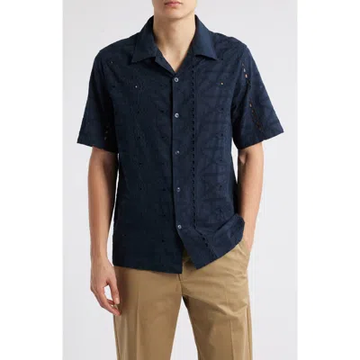 NN07 NN07 JULIO 5392 EYELET CAMP SHIRT