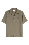 Nn07 Julio 5971 Button-up Shirt In Green