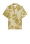 Nn07 Julio 5392 Eyelet Camp Shirt In Evergreen