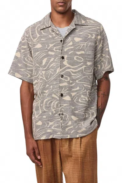 Nn07 Julio Short Sleeve Shirt In Demitasse In Gray
