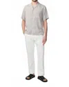 Nn07 Julio Short Sleeve Shirt In Khaki Stone In Multi