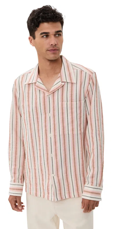Nn07 Julio 5014 Regular Fit Striped Shirt In White