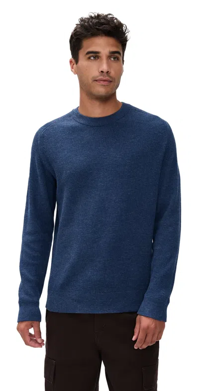 Nn07 Kaley Cotton Crewneck Sweater Denim Blue