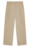 Nn07 Kay Flat Front Tapered Pants In Brown