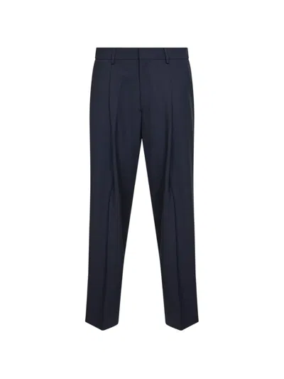 Nn07 Kay Pleated Trousers In Blue