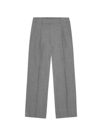 Nn07 Kay Pleated Trousers In Gray