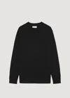 Nn07 Kevin 6600 Orgcanic Cotton Sweater In Black