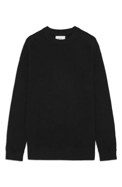 Nn07 Kevin 6600 Orgcanic Cotton Sweater In Black