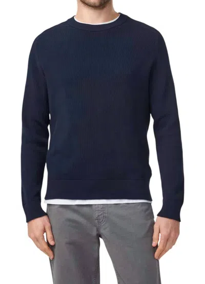 Nn07 Kevin Crew Sweater In Navy Blue