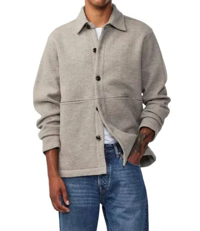 Nn07 Kian Merino Jacket In Khaki Beige In Multi
