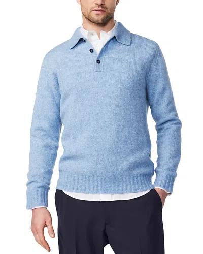 Nn07 Lee Polo Sweater In Tink Blue
