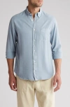 Nn07 Levon Slim Fit Button-down Shirt In Ashley Blue