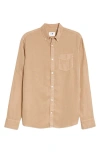 Nn07 Levon Slim Fit Button-down Shirt In White/white
