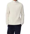Nn07 Liam Mock Neck Sweater In Natural Mel In Multi