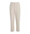 Nn07 Linen Billie Trousers In Neutral