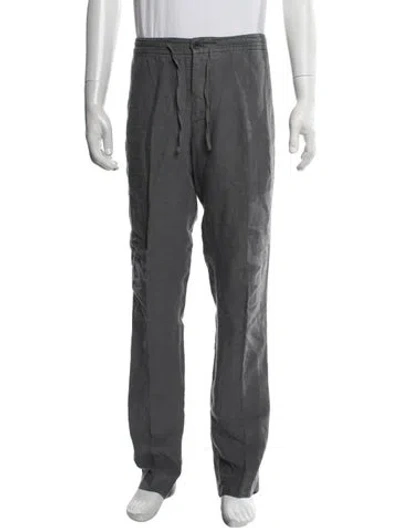 Pre-owned Nn07 Linen Pants In Grey