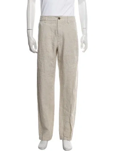 Pre-owned Nn07 Linen Pants In Neutrals