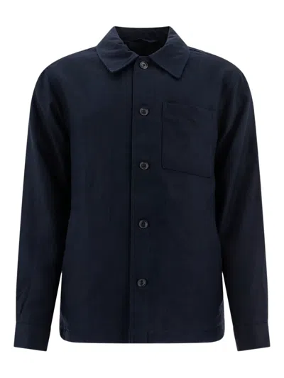 Nn07 Linen Shirt In Blue