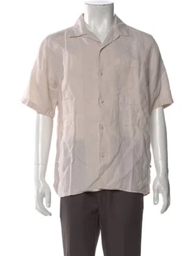 Pre-owned Nn07 Linen Short Sleeve Shirt In Neutral