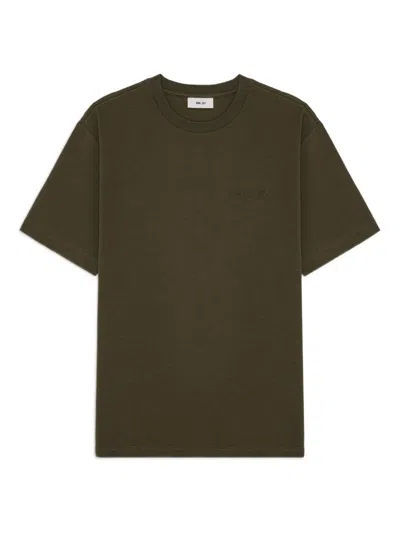 Nn07 Logo-embossed T-shirt In Brown