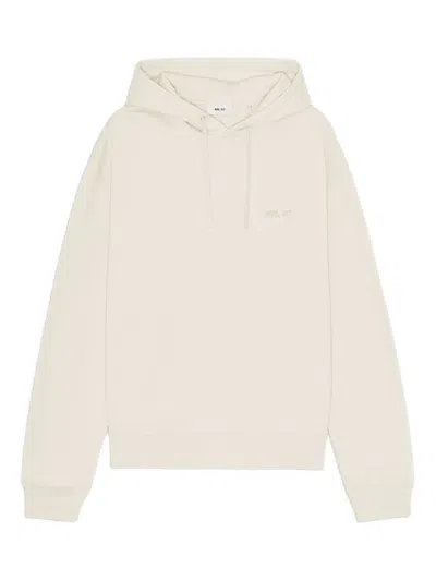 Nn07 Logo-embroidered Hoodie In Neutral