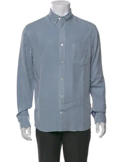 Pre-owned Nn07 Long Sleeve Dress Shirt In Blue