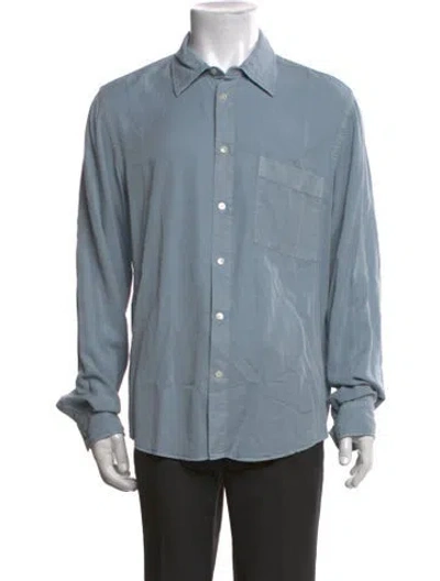 Pre-owned Nn07 Long Sleeve Dress Shirt In Blue
