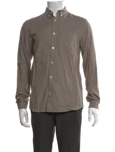 Pre-owned Nn07 Long Sleeve Dress Shirt In Neutrals