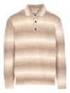 Nn07 Long Sleeve Ribbed Knit Sweater With Regular Collar In Multi
