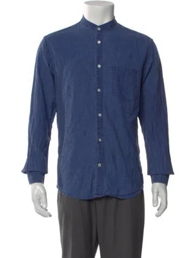 Pre-owned Nn07 Long Sleeve Shirt In Blue