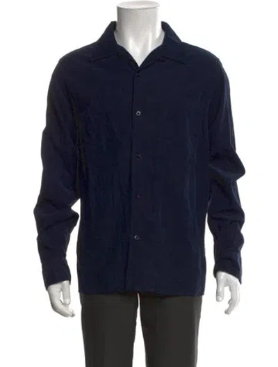 Pre-owned Nn07 Long Sleeve Shirt In Blue