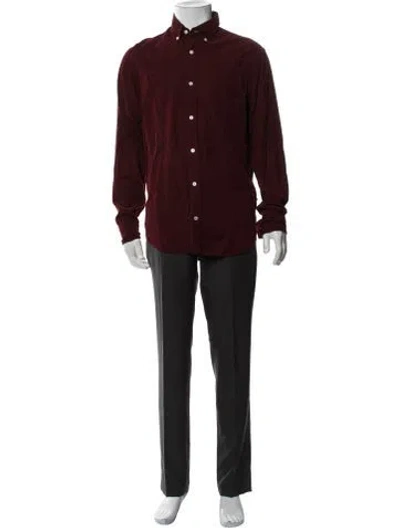 Pre-owned Nn07 Long Sleeve Shirt In Burgundy