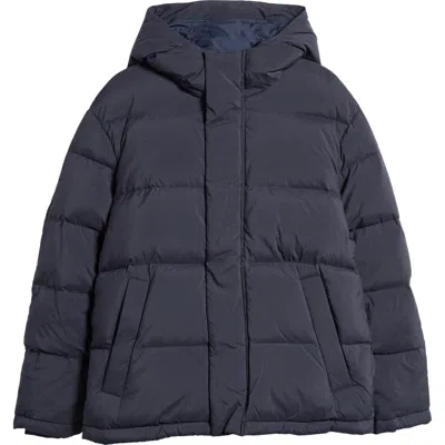 Nn07 Matthew Quilted Down Puffer Jacket In Navy Blue